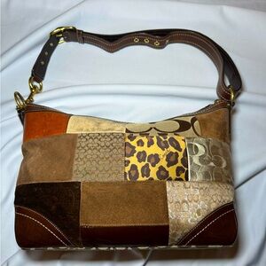 Vintage Y2K coach patchwork crossbody/shoulder bag